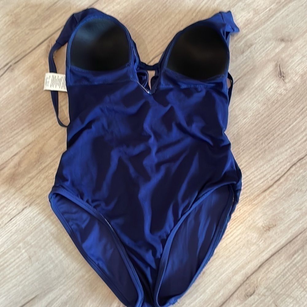 Coastal zone women’s one piece Navy blue swimsuit Size 6 - Picture 5 of 9